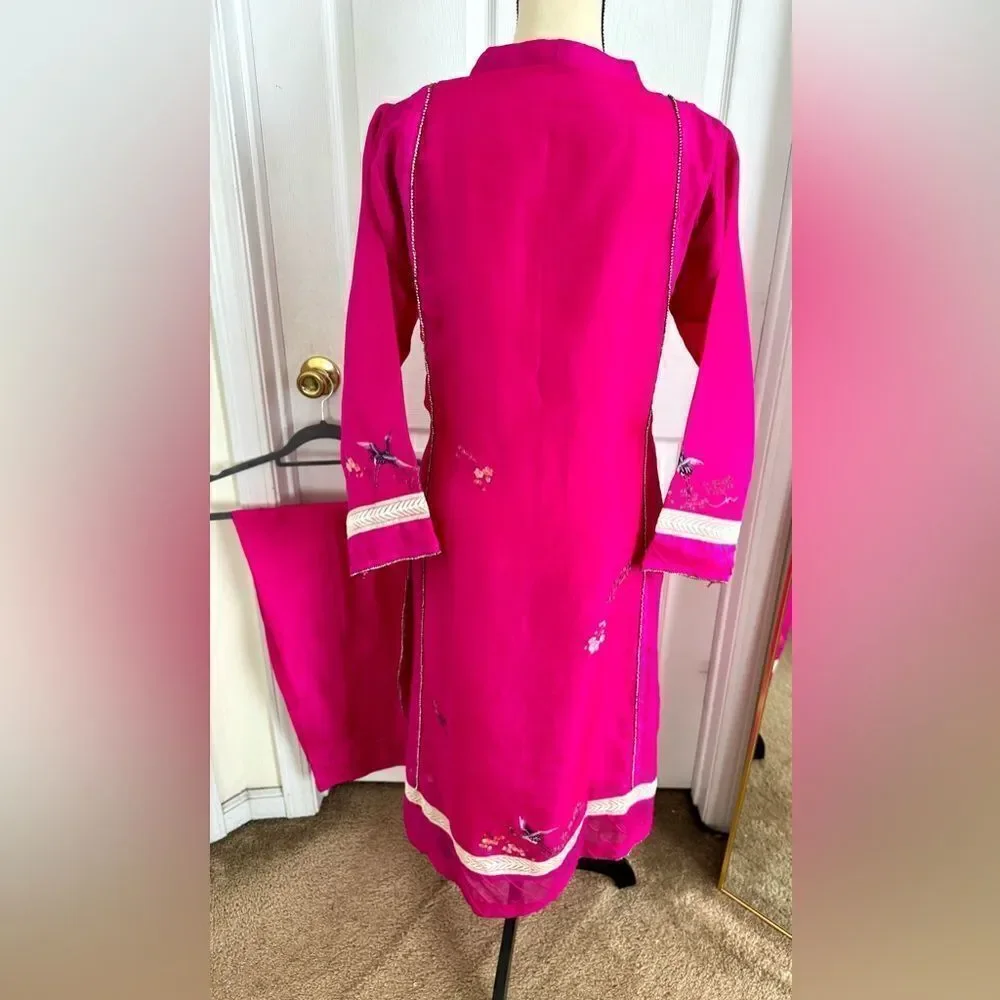 PAKISTANI COUTURE DESIGNER FORMAL BRIDAL DRESS 2 PIECE